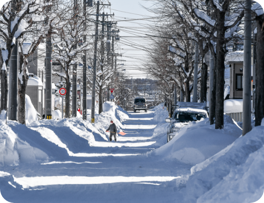 除雪作業風景01